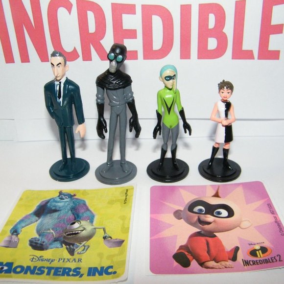 Disney Incredibles 2 Movie Figure Set of 15 with New Characters,Cycle and Bonus - Picture 3 of 6